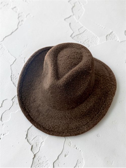 cappello cowboy bouclè G FOR GIULSIE | CAP06CIOCCOLATO